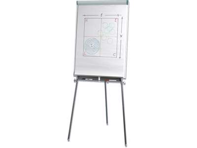 Flipover, Gulvmodel, 70x100 cm, Lakeret magnetisk whiteboardplade, Esselte Standard 