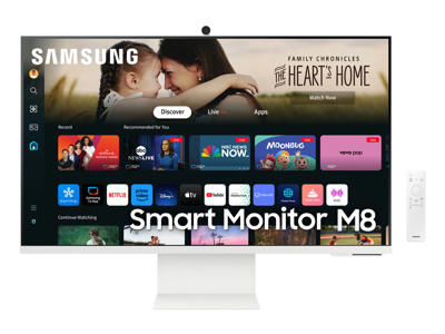 Samsung M80D computerskærm 81,3 cm (32") 3840 x 2160 pixel 4K Ultra HD LED Hvid