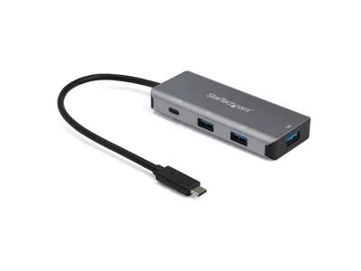 StarTech.com HB31C3A1CPD3 interface hub USB 3.2 Gen 2 (3.1 Gen 2) Type-C 10000 Mbit/s Sort, Grå