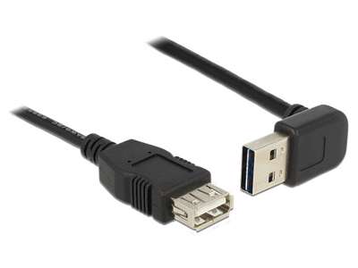 DeLOCK 85185 USB-kabel USB 2.0 0,5 m USB A Sort