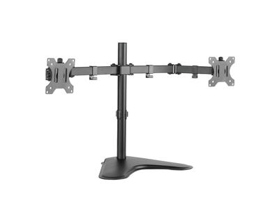 LogiLink BP0045 skærmbeslag og -stativer 81,3 cm (32") Skrivebord Sort, Rustfrit stål