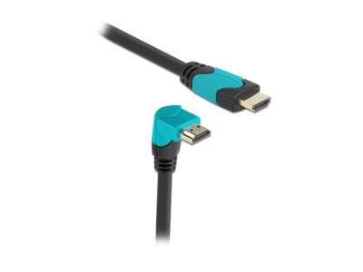 DeLOCK 86991 HDMI-kabel 1 m HDMI Type A (Standard) Sort, Blå