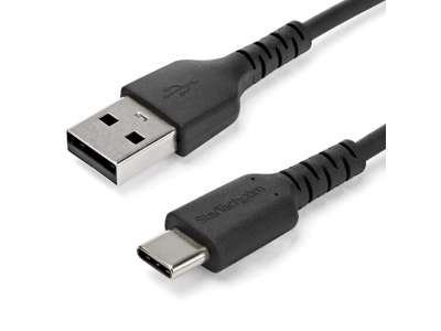 StarTech.com RUSB2AC1MB USB-kabel USB 2.0 1 m USB A USB C Sort