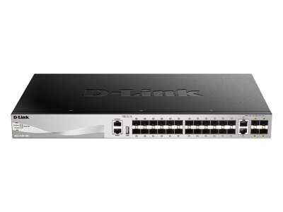 D-Link DGS-3130-30S/E netværksswitch Administreret L3 10G Ethernet (100/1000/10000) Grå