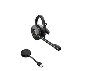 Jabra 9555-430-111 hovedtelefoner/headset Trådløs Ørekrog Kontor/Callcenter Sort, Titanium