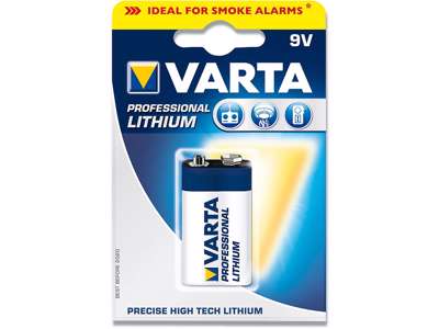 Batteri 9 V, 1 stk, Varta Professional