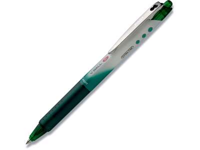 Rollerball pen, 0.5 mm, 0.3 mm, Grøn, Pilot V-Ball Fine BL-VB5RT-G