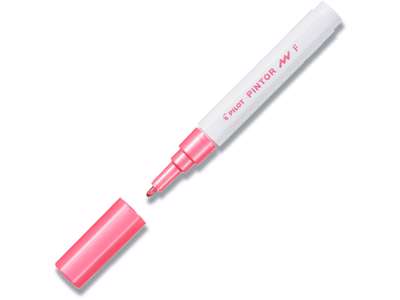 Hobby marker, Metal pink, 1.0 mm, 1 stk, Pilot Pintor SW-PT-F-MP