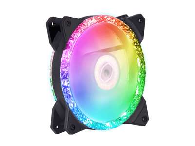 Cooler Master MasterFan MF120 Prismatic 3 IN 1 Computerkabinet Ventilator 12 cm Sort 3 stk