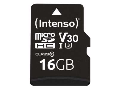 Intenso 3433470 hukommelseskort 16 GB MicroSDHC UHS-I Klasse 10