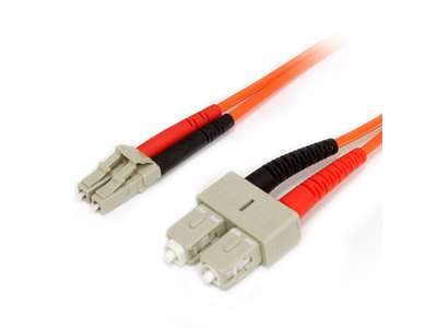 StarTech.com FIBLCSC2 InfiniBand og fiberoptisk kabel 2 m LC SC Orange