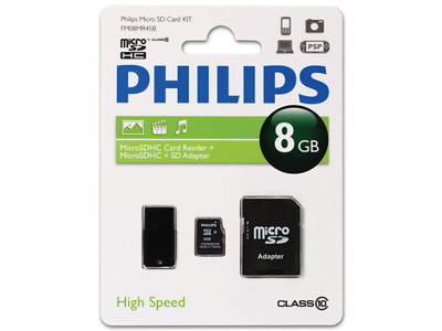 Philips FM08MR45B 8 GB MicroSDHC Klasse 10