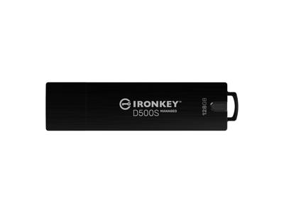 Kingston Technology IronKey 128 GB Managed D500SM FIPS 140-3, niv. 3 (afventer) AES-256