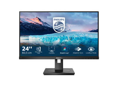 Philips S Line 242S1AE/00 LED display 60,5 cm (23.8") 1920 x 1080 pixel Fuld HD Sort