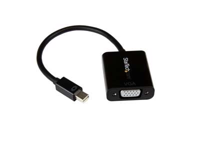 StarTech.com MDP2VGA2 videokabel adapter 0,18 m Mini DisplayPort VGA (D-Sub) Sort