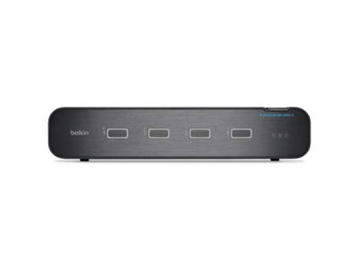 Belkin F1DN204KVM-UNN4 KVM Switch Stativ-montering Sort