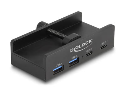 DeLOCK 64262 interface hub USB 2.0 Type-A 5000 Mbit/s Sort