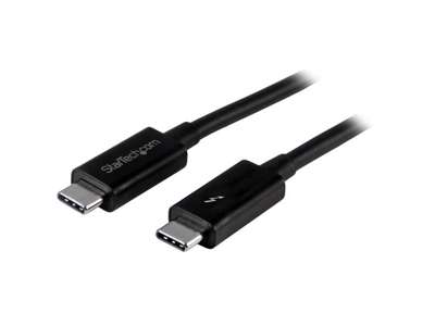 StarTech.com TBLT3MM2M Thunderbolt kabel 2 m 20 Gbit/sek. Sort