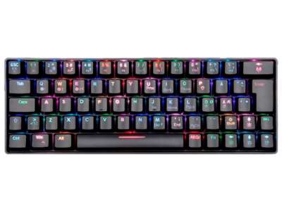 Gaming Keyboard, 60%, Black, Fourze GK60