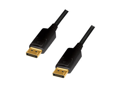 LogiLink CD0101 DisplayPort kabel 2 m Sort