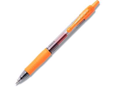 Rollerball gelpen, 0.7 mm, 0.32 mm, Orange, Pilot G-2 Medium BL-G2-7-O