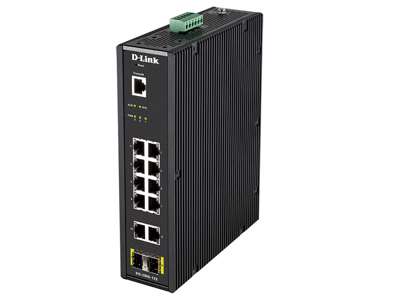 D-Link DIS-200G-12S netværksswitch Administreret L2 Gigabit Ethernet (10/100/1000) Sort