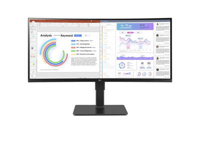 LG 34BQ77QB-B computerskærm 86,4 cm (34") 3440 x 1440 pixel UltraWide Quad HD LED Sort