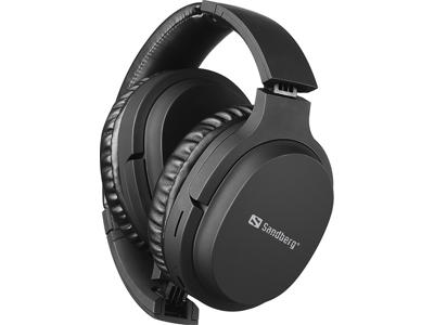 Sandberg 126-37 hovedtelefoner/headset Kabel & trådløs Opkald/musik USB Type-C Bluetooth Sort