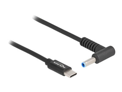 DeLOCK 87971 el-ledning Sort 1,5 m USB C 4.5 x 3.0 mm