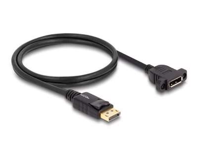 DeLOCK 87825 DisplayPort kabel 1 m Sort