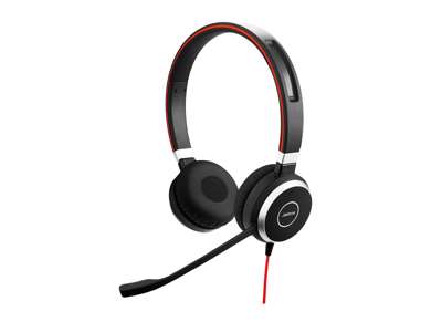 Jabra 6399-823-189 hovedtelefoner/headset Ledningsført Kontor/Callcenter USB Type-C Bluetooth Sort