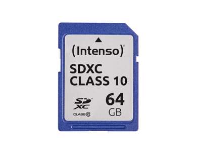 Intenso 3411490 hukommelseskort 64 GB SDXC Klasse 10