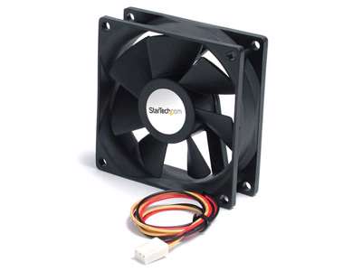 StarTech.com FAN6X2TX3 Computerkølesystem Computerkabinet Ventilator 6 cm Sort