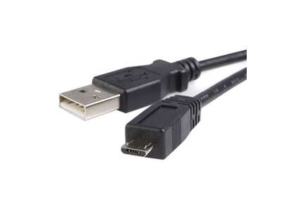 StarTech.com UUSBHAUB1M USB-kabel USB 2.0 1 m USB A Micro-USB B Sort