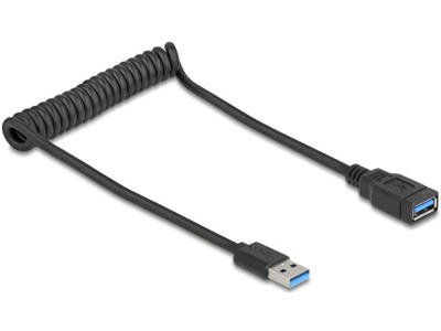 DeLOCK 90367 USB-kabel 0,6 m USB A Sort