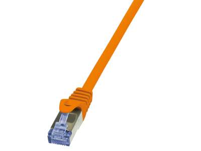 LogiLink 0.5m Cat.6A 10G S/FTP netværkskabel Orange 0,5 m Cat6a S/FTP (S-STP)