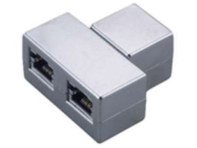 Microconnect MPK402-METALLIZED kabel kønsskifter RJ45 2x RJ45 Metallic