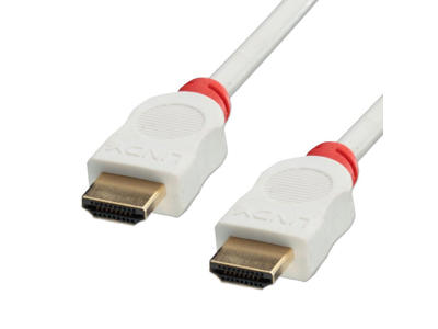 Lindy 41411 HDMI-kabel 1 m HDMI Type A (Standard) Rød, Hvid