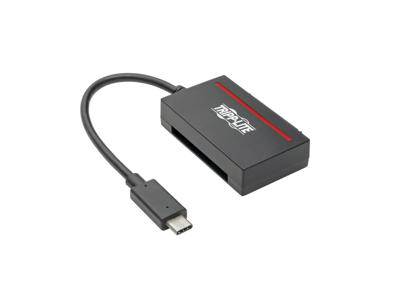 Tripp Lite U438-CF-SATA-5G kortlæser USB 3.2 Gen 1 (3.1 Gen 1) Type-C Sort