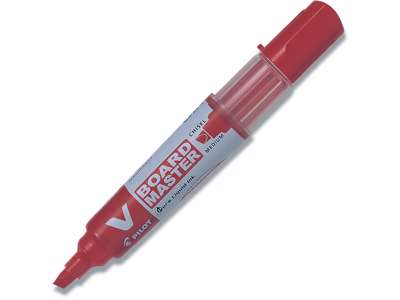 Whiteboard marker, Skrå spids, Rød, 2-6 mm, Pilot V Board Master WBMA-VBM-MC-BG-R