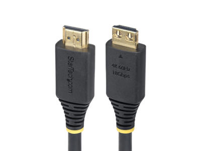 StarTech.com HDMI2-CABLE-GRIP-6F HDMI-kabel 1,8 m HDMI Type A (Standard) Sort