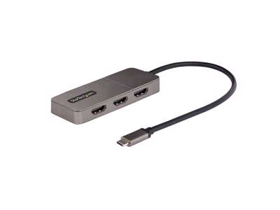 StarTech.com MST14CD123HD USB grafisk adapter 3840 x 2160 pixel Grå