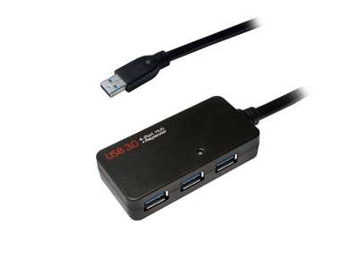 LogiLink UA0262 interface hub USB 3.2 Gen 1 (3.1 Gen 1) Type-A 5000 Mbit/s Sort