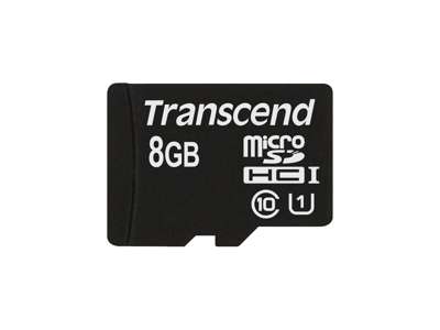 Transcend 8GB microSDHC Class 10 UHS-I MLC Klasse 10