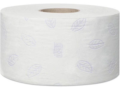 Toiletpapir, Udvendig oprulning, 3 lag, 12 ruller, Tork Premium Extra Soft Jumbo Mini T2