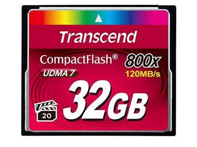 Transcend TS32GCF800 hukommelseskort 32 GB CompactFlash MLC