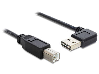 DeLOCK 2m USB 2.0 A - B m/m USB-kabel USB A USB B Sort