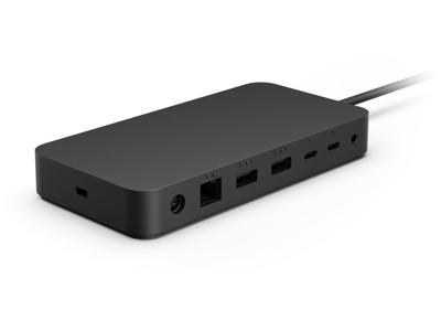 Microsoft Surface Thunderbolt 4 Dock Ledningsført Sort