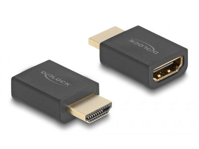 DeLOCK 66460 kabel kønsskifter HDMI Type A (Standard) Sort