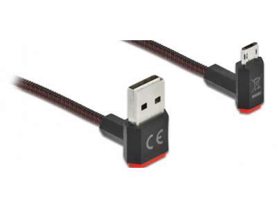 DeLOCK 85266 USB-kabel USB 2.0 1 m USB A Micro-USB B Sort